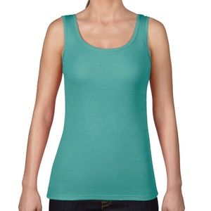 VINTAGE Ladies Garment Dyed Tank Top SIZE LARGE